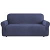 CASAbella Copridivano Elasticizzato, Tessuto Bielastico, 7 Colori, Misure per Poltrona e Divano 2, 3 e 4 Posti, Lavabile in Lavatrice a 30° (Blu, 1 posto)