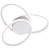 Vivida International VIVIDA - Plafoniera LED Flower, da Soffitto, Moderna, Design Fiore, 33W, 2000Lm, 3000K (Luce Calda), IP20, Lampada per Soggiorno, Sala, Camara di Letto, Colore Bianco