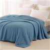 Whale Flotilla Coperta Plaid Pile in Flanella per Divano, 230 x 270 cm