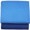 TexLom Copriletto Trapuntato Marta Marzotto Milady Double Face Bicolore - Tinta Unita Reversibile, Singolo, Una Piazza e Mezza, Matrimoniale, Leggero e Morbido (Bluette/Blu Cobalto, Singolo)