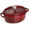 STAUB Casseruola/Cocotte in ghisa, Ovale 29 cm, 4,25 litri, Granata