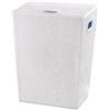 Koh-I-Noor Porta biancheria con sacca interna, Koh-I-Noor serie Ecopelle : Dimensione - 50 cm, Disponibilità - A magazzino, Finitura - Bianco/cromo