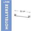 Inda accessori bagno Portasalviette da hotel, Inda collezione Hotellerie art.A0494 : Dimensione - 50 cm, Disponibilità - Da ordinare, Finitura - Cromo