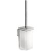 Colombo Design Porta scopino serie over art.B7007 tasselli : Disponibilità - Da ordinare, Finitura - Inox spazzolato