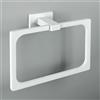 Colombo Design Porta salviette Colombo serie Look ad anello : Dimensione - 20 cm, Disponibilità - Da ordinare, Finitura - Grigio opaco