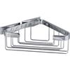 Koh-I-Noor Griglia vasca-doccia, Koh-i-noor, Serie Lem 2.T, Modello 6320 cromato : Dimensione - 19 cm, Disponibilità - Da ordinare, Finitura - Cromo