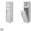 Inda accessori bagno Modulo con porta rotolo e idroscopino in acciaio INDA linea My Secret : Disponibilità - Da ordinare, Finitura - Marrone