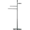 Colombo Design Piantana lavabo colombo serie planets cromo art.B9803 : Disponibilità - A magazzino, Finitura - Cromo, Tipologia - Con porta sapone e salvietta
