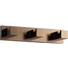 Colombo Design Porta abiti appendino multiplo Colombo serie Look con gancio : Disponibilità - Da ordinare, Finitura - Rame opaco