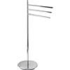 Inda accessori bagno Piantana lavabo inda 26x48x89, cromo art.AV085DCR : Disponibilità - Da ordinare, Finitura - Cromo, Tipologia - Con porta salviette girevole