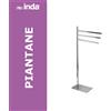 Inda accessori bagno Piantana lavabo inda 26x48x89, cromo art.AV085FCR : Disponibilità - Da ordinare, Finitura - Cromo, Tipologia - Con porta salviette girevole