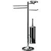Koh-I-Noor Piantana, Koh-i-noor, Serie Koko, Modello 5033, per zona wc : Disponibilità - Da ordinare, Finitura - salvietta, Tipologia - Con griglia sapone