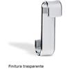 Colombo Design Porta abiti- gancio per radiatore Colombo Cool Sly W4800 : Disponibilità - Da ordinare, Finitura - Trasparente, Tipologia - Per radiatore o box doccia