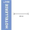 Inda accessori bagno Struttura tubolare lineare per tenda doccia, Inda Hotellerie art.A0148 : Dimensione - 200 cm, Disponibilità - Da ordinare, Finitura - Cromo