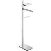 Colombo Design Piantana Wc/bidet con porta sapone e porta rotolo Colombo serie Units : Disponibilità - Da ordinare, Finitura - Cromo, Versione - Destro