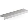 Inda accessori bagno Mensola bagno Inda serie Indissima : Dimensione - 40 cm, Disponibilità - Da ordinare, Finitura - Grigio chiaro
