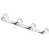 Inda accessori bagno Porta abiti INDA One diametro 4cm quadruplo sganciabile AV120D : Disponibilità - Da ordinare, Finitura - Nero opaco