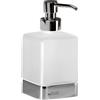 Inda accessori bagno Dispenser da appoggio Inda in vetro satinato serie Lea art.A1812Z : Disponibilità - A magazzino, Finitura - Cromo