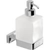 Inda accessori bagno Dispenser a parete Inda in vetro satinato serie Lea art.A18120 : Disponibilità - Da ordinare, Finitura - Bianco opaco