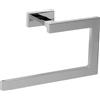 Inda accessori bagno Portasalviette ad anello Inda 22x14 cm collezione Lea art.18160 : Dimensione - 25 cm, Disponibilità - Da ordinare, Finitura - Nero opaco