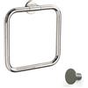 Inda accessori bagno Portasalviette ad anello Inda 22x23 cm collezione One art.A2416A : Dimensione - 20 cm, Disponibilità - Da ordinare, Finitura - Nickel spazzolato