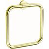 Inda accessori bagno Portasalviette ad anello Inda 22x23 cm collezione One art.A2416A : Dimensione - 20 cm, Disponibilità - Da ordinare, Finitura - Oro