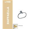 Inda accessori bagno Porta salviette ad anello INDA Raffaella 23x17x9 art.A32160 : Dimensione - 20 cm, Disponibilità - Da ordinare, Finitura - Oro