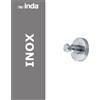 Inda accessori bagno Porta abiti INDA Inox inox spazzolato art.A1420ANS : Disponibilità - A magazzino, Finitura - Inox, Tipologia - Singolo