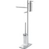 Colombo Design Piantana per wc-bidet Colombo Design serie Square B9918 : Disponibilità - Da ordinare, Finitura - Cromo