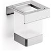 Inda accessori bagno Bicchiere a parete Inda serie Indissima vetro satinato : Disponibilità - Da ordinare, Finitura - Inox spazzolato
