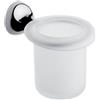 Colombo Design Bicchiere porta spazzolini Colombo serie Melo' : Disponibilità - A magazzino, Finitura - Cromo