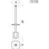 Colombo Design B3258 solo manico con ciuffo Portofino : Disponibilità - Da ordinare, Finitura - Cromo