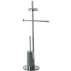 Colombo Design Piantana wc/bidet colombo serie planets cromo B98130 : Disponibilità - Da ordinare, Finitura - salvietta, Tipologia - Con porta sapone