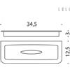 Colombo Design B6253 solo Contenitore vetro acidato Lulù : Disponibilità - A magazzino, Finitura - Vetro Acidato
