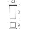 Colombo Design B7050 in vetro per B7007 Over : Disponibilità - Da ordinare, Finitura - Vetro Acidato