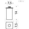 Colombo Design B9365 Contenitore per B9321-B6274 Lulù : Disponibilità - Da ordinare, Finitura - Cromo