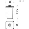 Colombo Design B9368 Contenitore dispenser inox : Disponibilità - Da ordinare, Finitura - Cromo satinato