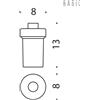 Colombo Design B9372 Contenitore Dispenser per B9332 : Disponibilità - Da ordinare, Finitura - Vetro Acidato
