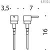 Colombo Design B9378 pompetta per B9337 : Disponibilità - Da ordinare, Finitura - Cromo