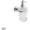 Inda accessori bagno Dispenser sapone INDA collezione One a parete 8x12x16 cm art.A24120 : Disponibilità - Da ordinare, Finitura - Nickel spazzolato
