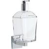 Koh-I-Noor Dispenser sapone, Koh-i-noor, Serie Tilda, Modello 5714, cromato, a parete : Disponibilità - A magazzino, Finitura - Trasparente