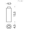 Colombo Design W4955 contenitore per W4980-81 W4975 Plus : Disponibilità - Da ordinare, Finitura - Cromo