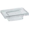 Koh-I-Noor Porta sapone, Koh-i-noor, Serie Lavi'/Lem 2, Modello K830, policarbonato : Disponibilità - Da ordinare, Finitura - Trasparente