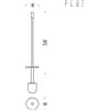 Colombo Design W4959 manico con ciuffo per W4935 : Disponibilità - Da ordinare, Finitura - Cromo