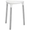Colombo Design Sgabello bagno colombo sgabello serie complementi b9988 bianco. : Disponibilità - A magazzino, Finitura - Bianco, Tipologia - Seduta in ABS o similare