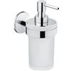 Cosmic Dispenser sapone Cosmic serie Duo round con contenitore in vetro : Disponibilità - A magazzino, Finitura - Cromo