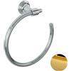 Colombo Design Portasalviette ad anello Colombo Hermitage B33310 : Dimensione - 25 cm, Disponibilità - Da ordinare, Finitura - Oro