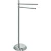 Colombo Design Piantana lavabo Colombo Hermitage B33380 : Disponibilità - Da ordinare, Finitura - Cromo, Tipologia - Con porta salviette girevole