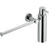 Colombo Design Porta salviette lineare con dispenser sapone Colombo Plus : Dimensione - 34 cm, Disponibilità - Da ordinare, Finitura - Inox spazzolato