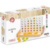 Cayro - Hit 4 - + 7 Anni - Modello Verticale Filotto - Gioco Da Tavolo Per Bambini E Adulti - Fiches Verdi E Arancioni - Ideale Per 2 Giocatori